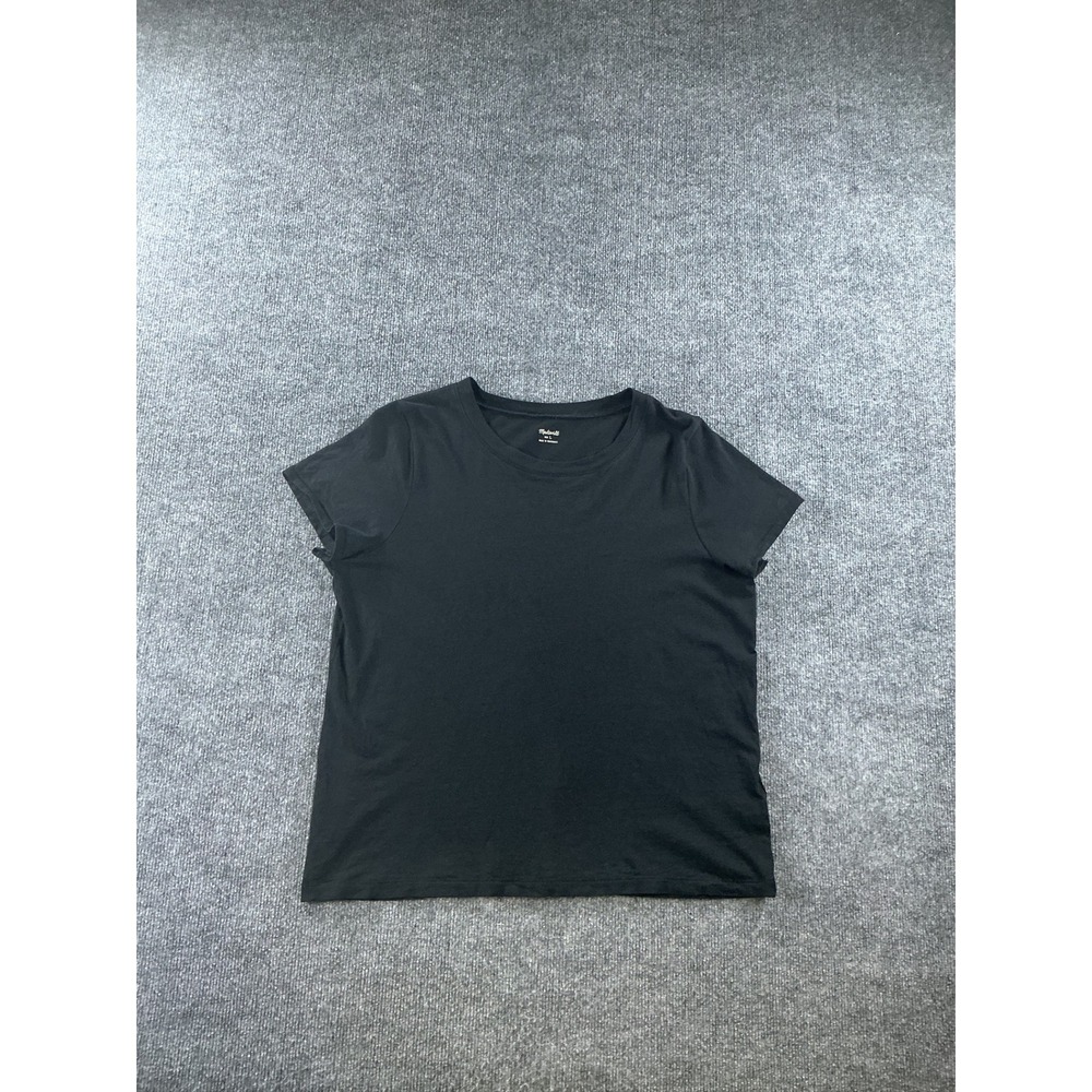 Madewell Northside Vintage Tee Black Cotton Crewneck T-Shirt L CKP467891384